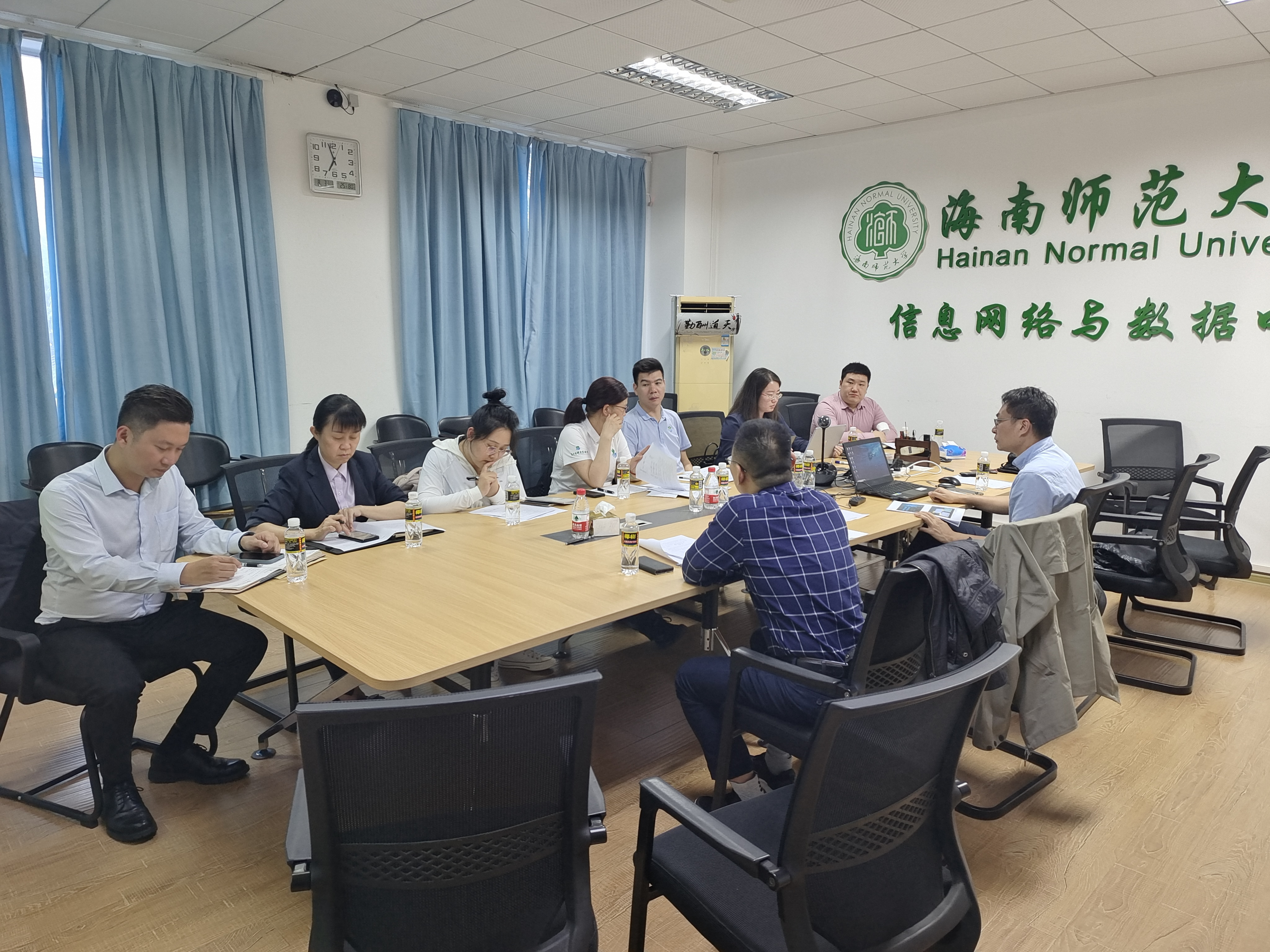 海南省崖州湾种子实验室一行来我中心调研学习